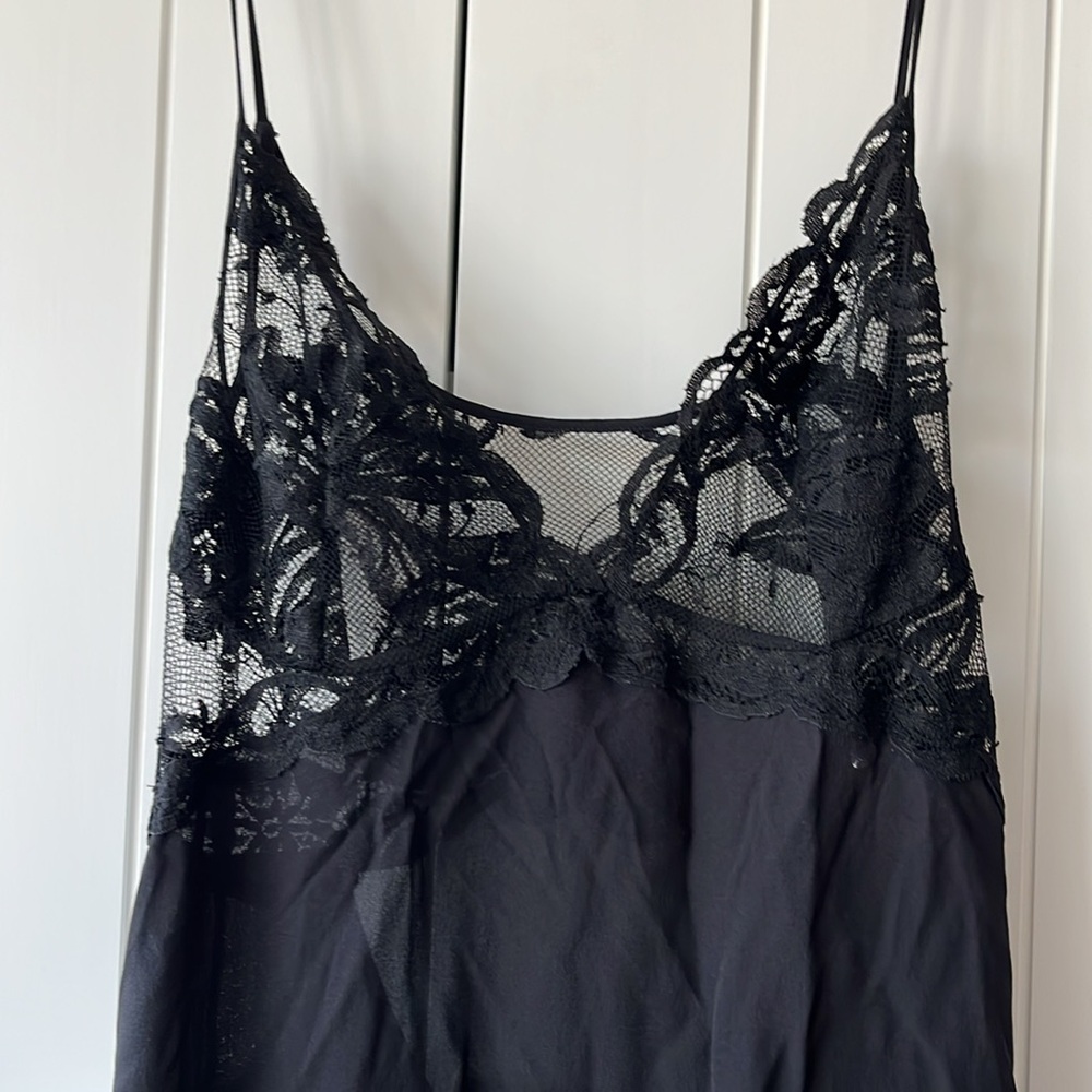 La Perla black lace nightgown